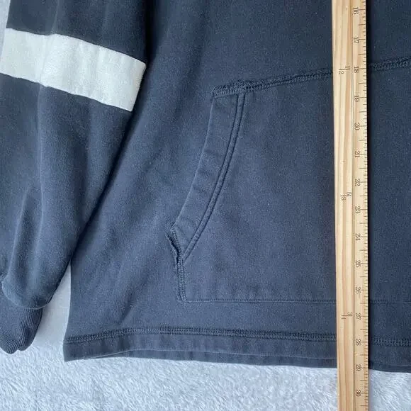 Viatran Huntsville Havoc Hockey Team Hoodie Sweatshirt Mens 2XL Black Colorblock - Picture 8 of 9